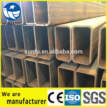 Best selling carbon RHS rectangular S235JR steel pipe specs